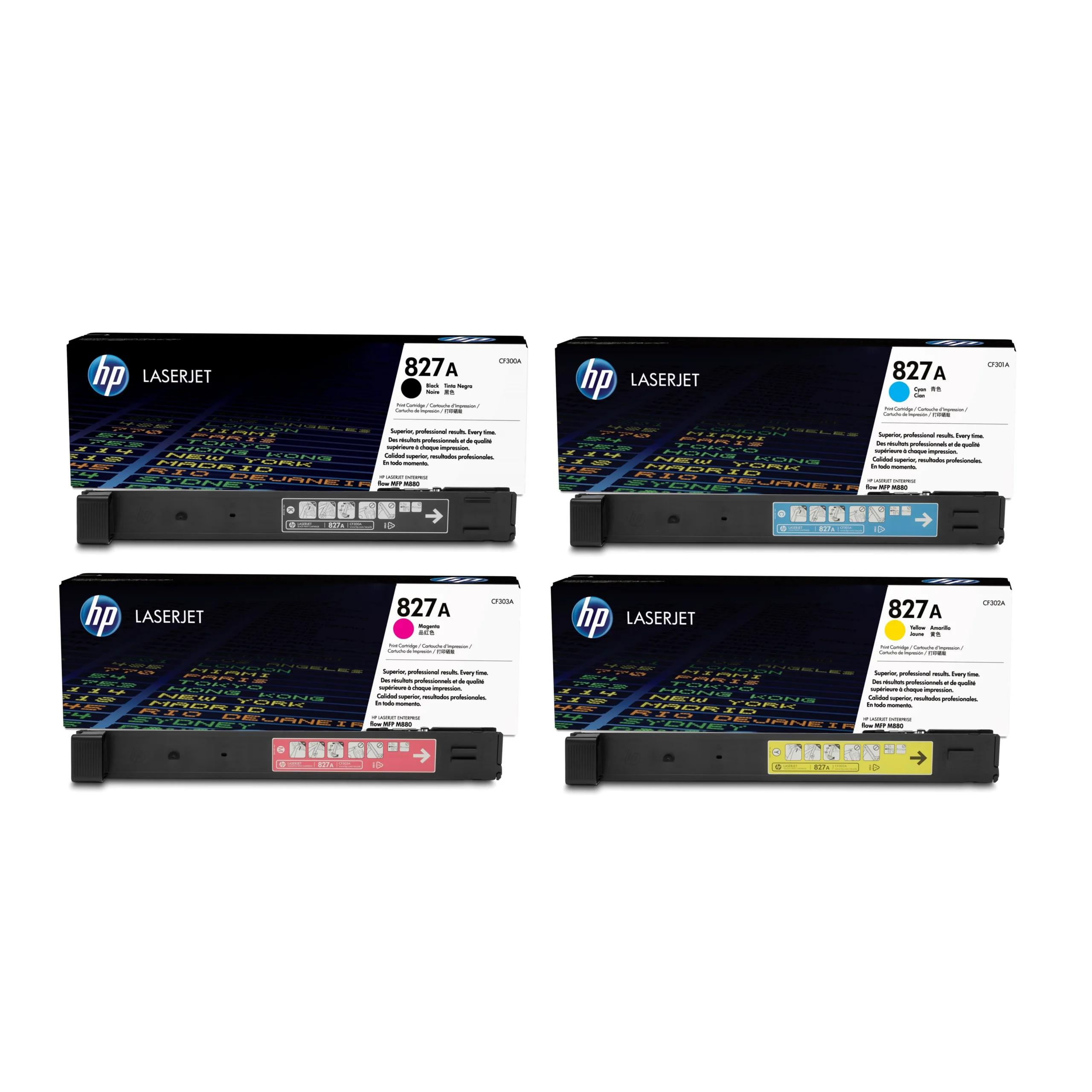 HP Laser Color 827A Original Toners Set